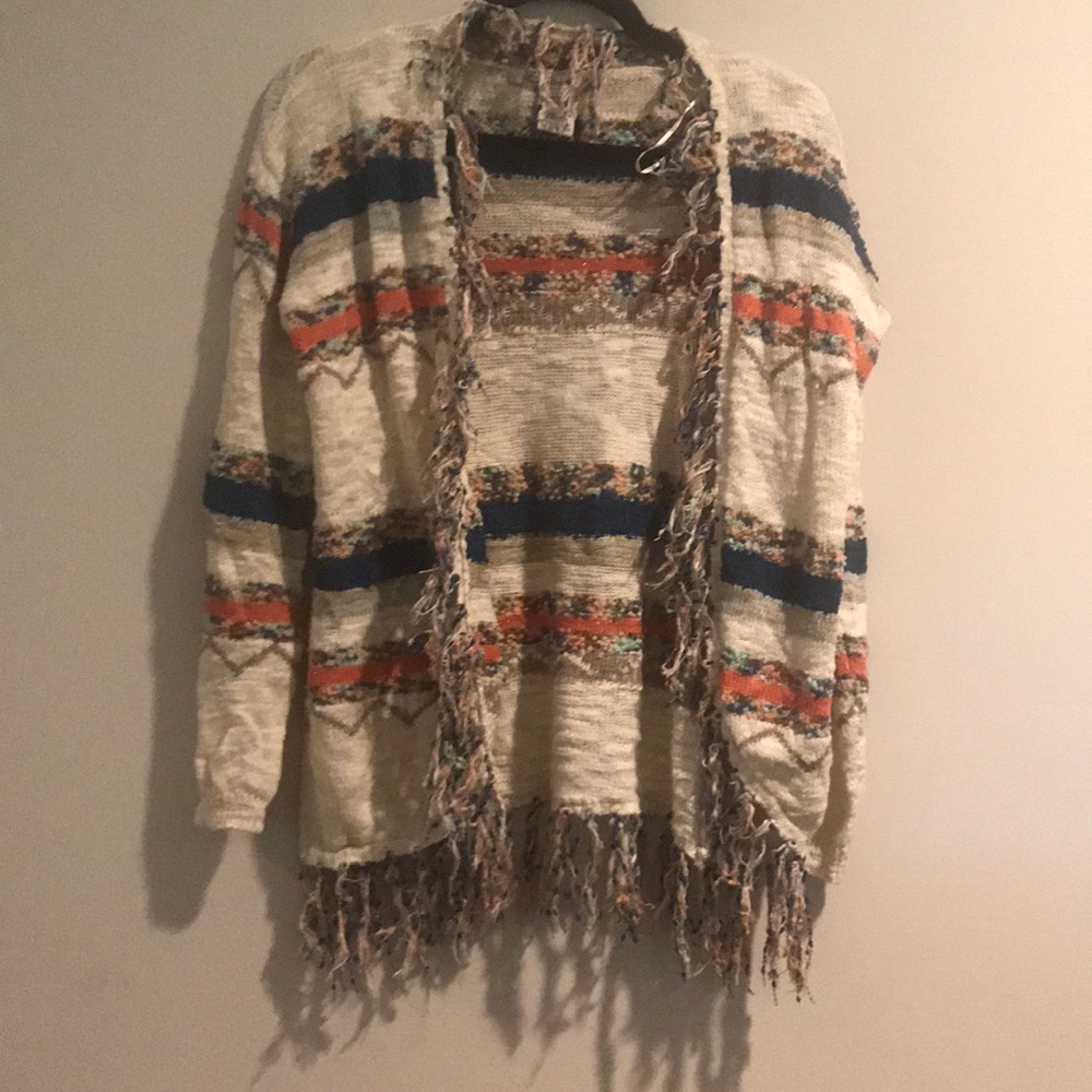 Fringe sweater